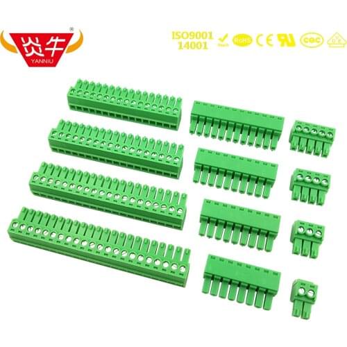 KF2EDGK 3.5 2P ~ 12P PCB PLUG-IN TERMINAL BlOCKS 15EDGK 3.5mm 2PIN ~ 12PIN MC 1,5/ 2-ST-3,5 1840366 PHOENIX CONTACT DEGSON KEFA