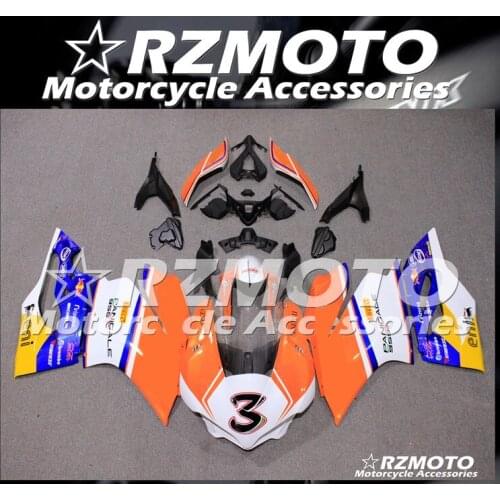 Injection New ABS Whole Fairings Kit Fit for Ducati 959 1299 2015 2016 2017 2018 Panigale 15 16 17 18 Bodywork set Orange 3