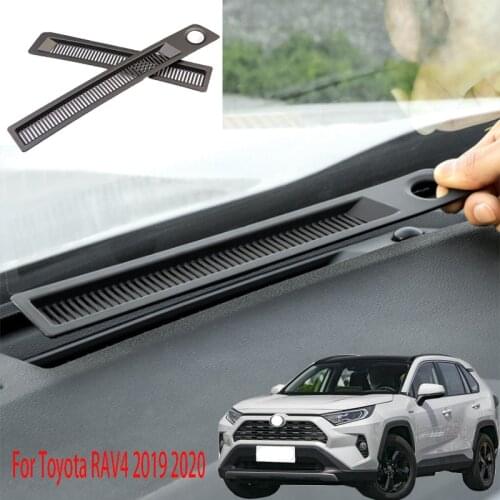 2 PCS Instrument Panel Air Outlet Production Cover For Toyota RAV4 2019 2020 Air Outlet Dust Cover Interior Accessories