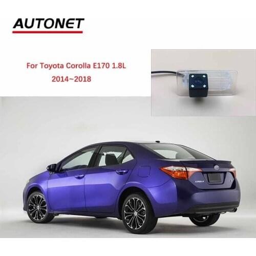 Autonet CVBS Rearview camera For Toyota Corolla E170 1.8L 2014 2015 2016 2017 2018 AHD Night view rear/license plate camera