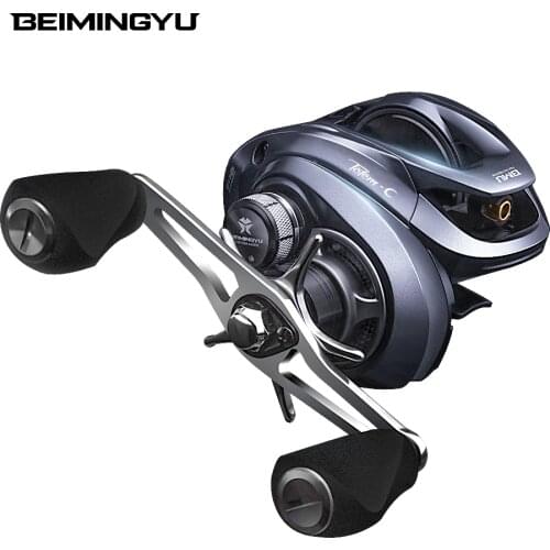 BEIMINGYU Fishing Reel Metal Spool Baitcasting Reel 7.2:1 High Gear Ratio Ultra-Light 195g 9+1 BBs Saltwater Fishing Accessorie