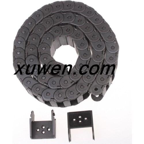 Free shipping connectors for CNC Router Machine Tools Cable drag chain wire carrier 15*30mm R28 1000mm (40")