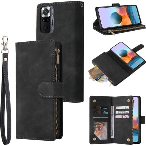 Leather Flip Case For Redmi Note 10 9 Pro Max 10S 9S 8 7 Pro 8T 9A 9C 8A 7A Cover For xiaomi Mi 10T Lite POCO M3 Magnetic case