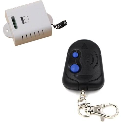 Top Selling AC85V110V 120V 220V Wireless Remote Control Switch with Manual Button 1Receiver +1Transmitter Inter-lock 315/433mhz