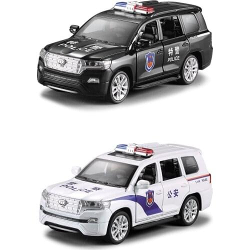 1:32 high simulation six open door RAND cool Luze special SWAT police alloy car model childrens toy car for gifts