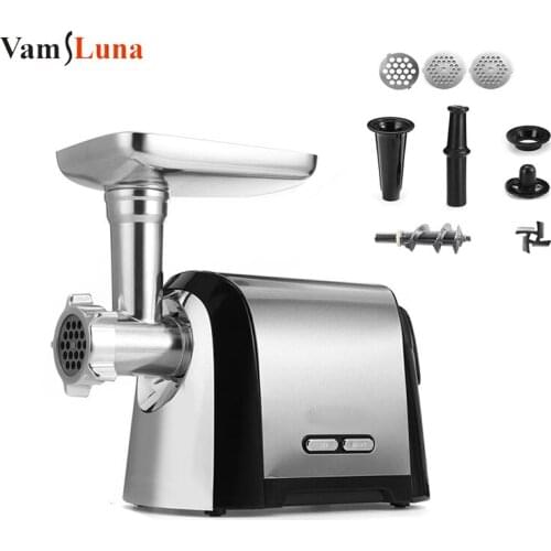 Heavy Duty 3200W Max Powerful Electric Meat Grinder Home Sausage Stuffer Meat Mincer Food Processor