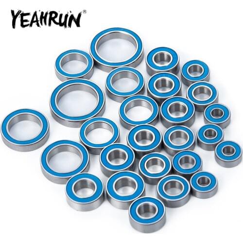 YEAHRUN 26Pcs Sealed Bearing Kit for Traxxas TRX-4 1/10 RC Crawler Car Upgrade Parts