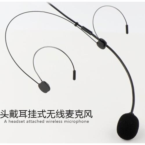 Headset Invisible Microphone Teacher Tour Guide Performance Head Microphone For Stage Loudspeakers Amplifier