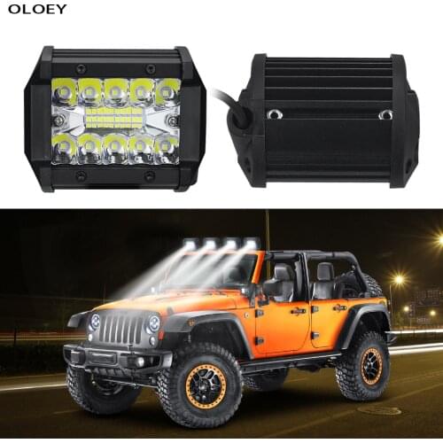LED Work Light 60W 8000LM 6000K 12V 24V Car LED Work Fog Light For cars Motocross Truck Forklift Boat Outdoor Searchlight