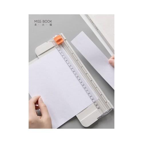 Creative Safety Slide Paper Cutter DIY Arts and Craft Knife Photo Cutter Portable Mini Cutter