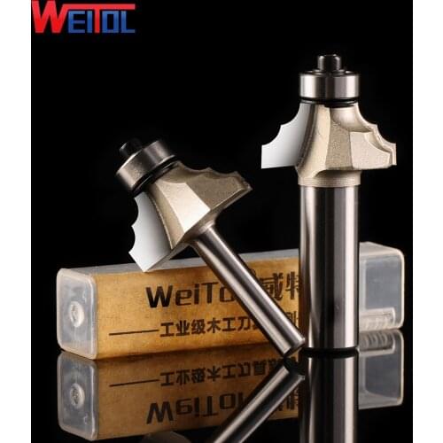 Weitol free shipping 1pcs 12.7mm Classical Moulding Bit CNC Engraving Router Bit Trimmer Chamfer Carving Tool for cutting wood