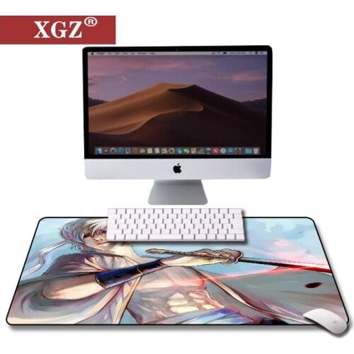 Xgz Cool Anime Mouse Pad Computer Game Non-slip Natural Rubber Cartoon Mouse Pad Gamer Table Mat Large 400x900mm Pc Cs Go Desk