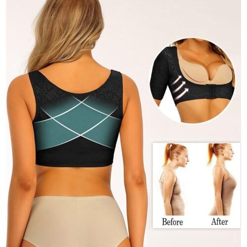 Womens Shapewear Posture Corrector Slimming Arm Shapers Shoulder Shoulder Back Support Corrector shaper Humpback Prevent