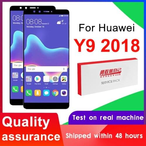 100% Tested 5.93" For Huawei Y9 2018 LCD Display Touch Screen Digitizer Assembly FLA L22 LX2 LX1 LX3 For Enjoy 8 Plus LCD Screen