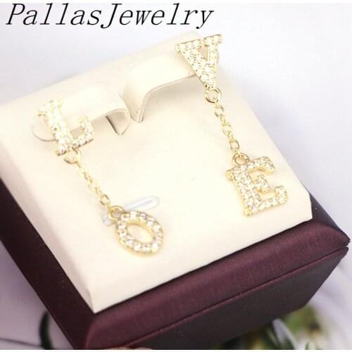 10Pairs, Top Quality Luxury Earrings Romantic Cz Love Jewelry For Women Girls New Fashion Birthday Party Wedding Gift