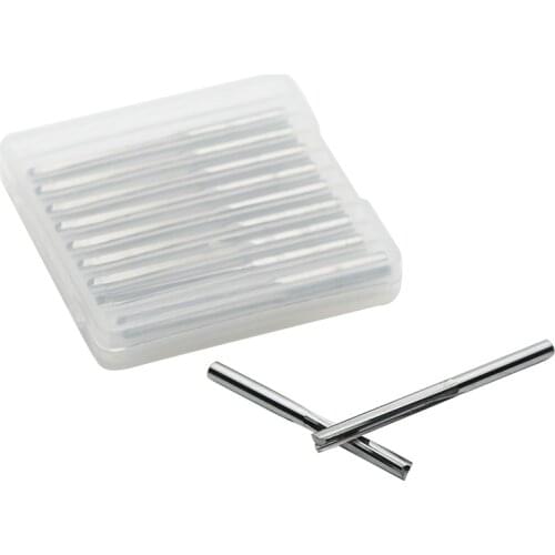 100 pieces 3.175 mm 22 mm two flutes straight slot end mill CNC two dimension cutting tools router bit