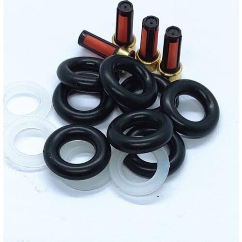 4sets Fuel Injector Repair Kits Fit Parts #0280156318 1984E9 for Citroen C2 C3 C4 Berlingo Xsara Peugeot 1007 206 307 1.6 16V