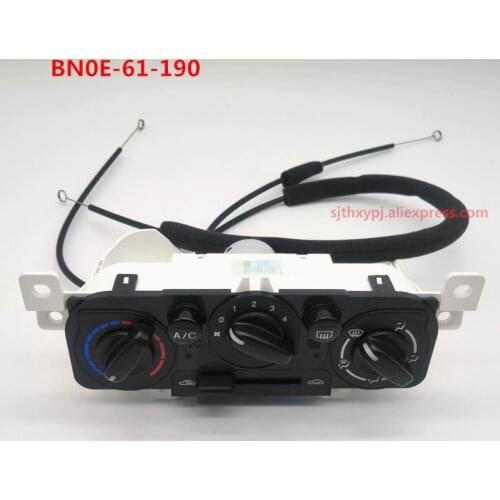 Automobile air conditioning control panel operating mechanism for Mazda 323 BJ Air conditioning knob switch BN0E-61-190