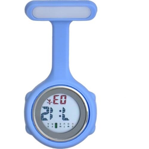 Nurse Watches Fob Pocket Watch Lapel Brooch Harmless Silicone Sleef Clock Doctor Nurse Quartz Timepiece Dropshopping