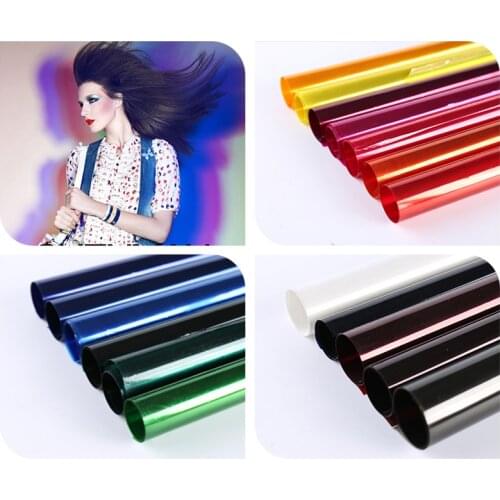 Camera Color Card 18/type led light Color Balance Paper Gel Color Filter for Stage Lighting Redhead Light 80*100CM