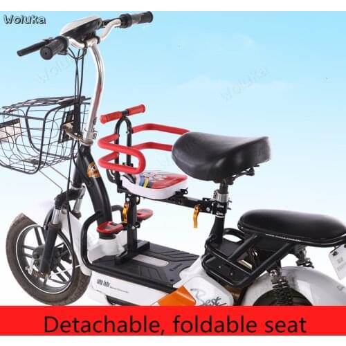 Electric motorcycle child seat front full enclosed pedal battery car safety seat CD50 Q02