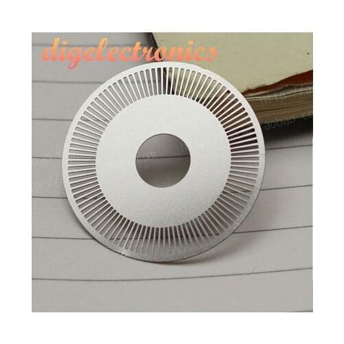 Photoelectric Encoder No. 6 Code Wheel Speed Sensor Inverter Meter Speed Measuring Wheel Meter Wheel Code Plate for RC Car