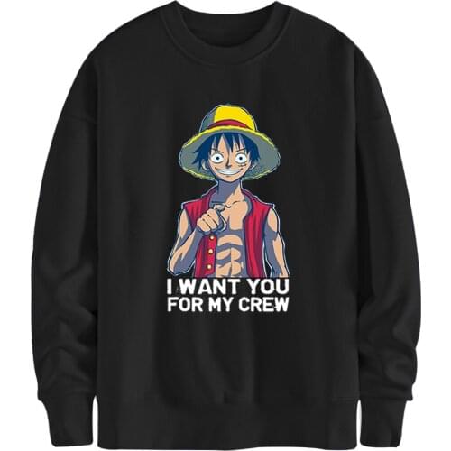 One Piece Luffy Mans Sweatshirts Hoodies Autumn Male Long Sleeve Clothing Brand Fashion Tracksuits Hoody White Supoleron Hombre