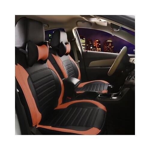 Leather car seat covers for MITSUBISHI lancer lancer V3/5/6 Pajero Sport Outlander Pajero V73/77 Grandis EVO IX dx 7 accessories