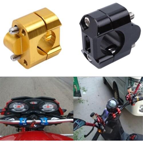 Red 1 set (2 pcs) Motorcycle Faucet Fixed Seat Handlebar Height Increaser