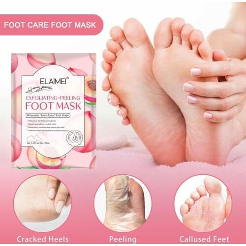 1 Pair Foot Care Foot Mask Sock Peeling Moisturizing Sock Feet Pedicure Dead Skin Removal Foot Care Patch Care Skin Exfolia D0R4