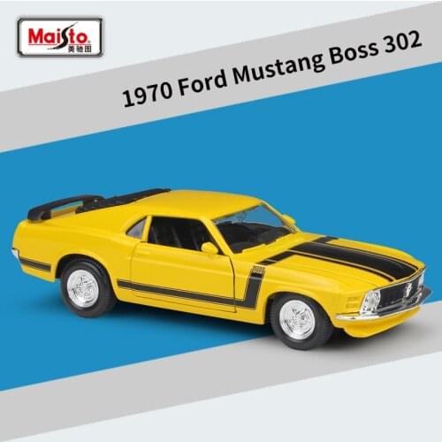 Maisto 1:24 1970 Ford Mustang Boss 302 Simulation Model Car