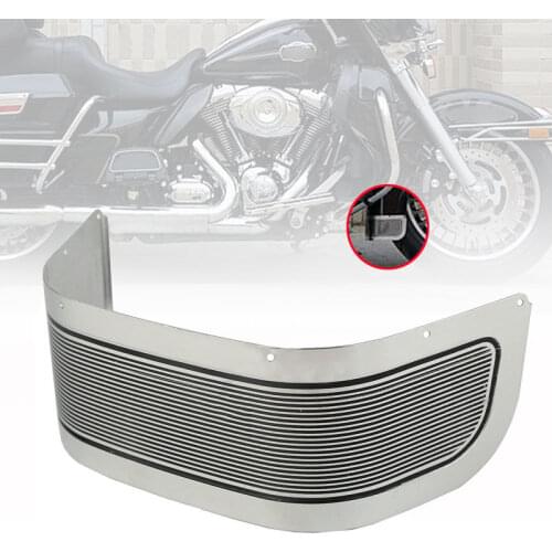 Motorcycle Chrome Aluminum Front Fender Trim Skirt for Harley Touring Electra Road Glide Road King 1980-2013