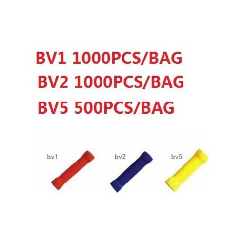 Tube fully insulated middle connector wire connector terminals cold in contact BV1 applicable 0.5-1.5