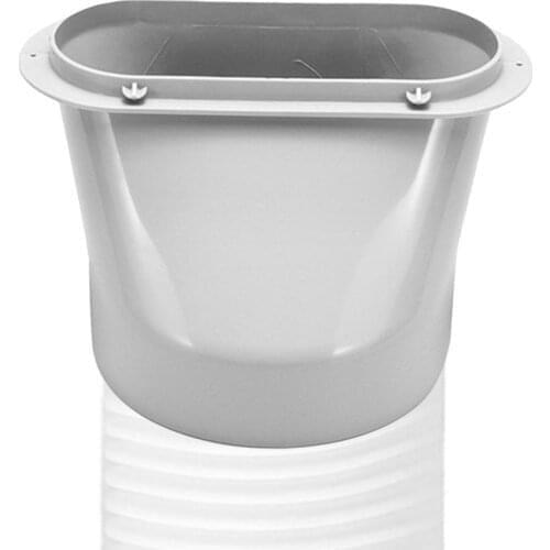 Portable AC Coupler 5.9 Inch (150mm)Air Conditioner Exhaust Hose Coupler/Coupling/Connector Exhaust Pipe Exhaust Heat Pipe Flat