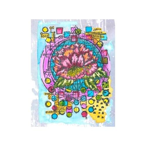 Flowers Transparent Clear Silicone Stamp/Seal for DIY scrapbooking/photo album Decorative clear stamp M1332