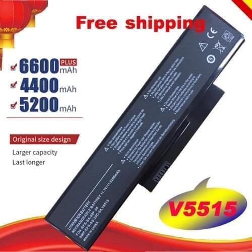Special Price 6cell BATTERY FOR FUJITSU Esprimo Amilo V5515 V5535 V5555 V6515 La1703 La-1703 Free Shipping