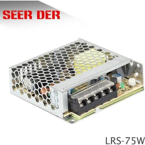 LED transformer LRS-75w high quality switching power supply 75W 24V 3A / 12v 6a psu for CCTV CAMERA