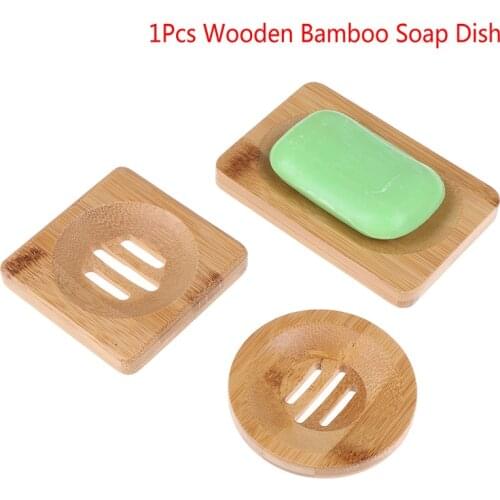 Natural Carbide Wood Soap Dish Wooden Soap Container Travel Wood Soap Box Shower Plate Bathroom Soap Holder