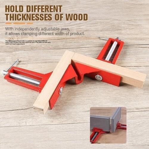 Multifunction 90 degree Right Angle Clip Picture Frame Corner Clamp 100MM Mitre Clamps Corner Holder Woodworking tool