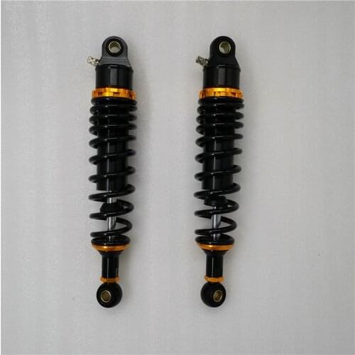 Universal 7mm spring 305mm/320mm/330mm/340mm motorcycle Rear shock absorber For Honda Yamaha Kawasaki Suzuki black 2pcs