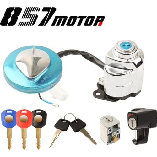Motorcycle Ignition Fuel Gas Tank Cap Cover Lock For Honda CA250 Steed 400 600 VLX600 VLX400 Steed400