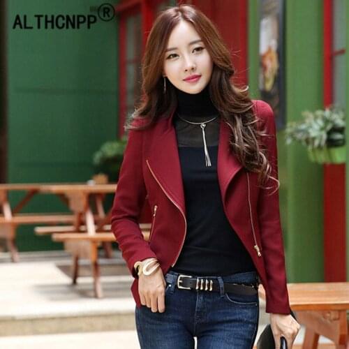 S-3XL Women Jacket Zipper Outerwear Spring and Autumn Korean Slim Thin Basic Jacket Coat Jaqueta Feminina Chaqueta Mujer