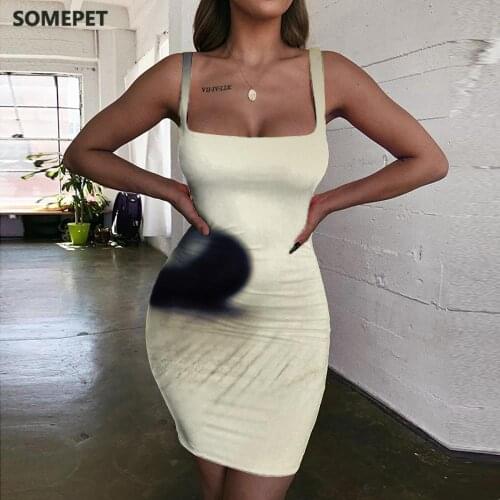SOMEPET Harajuku Dress Women Love Ladies Dresses Creativity Sundress Womens Clothing Club Beach Korean Style High Quality