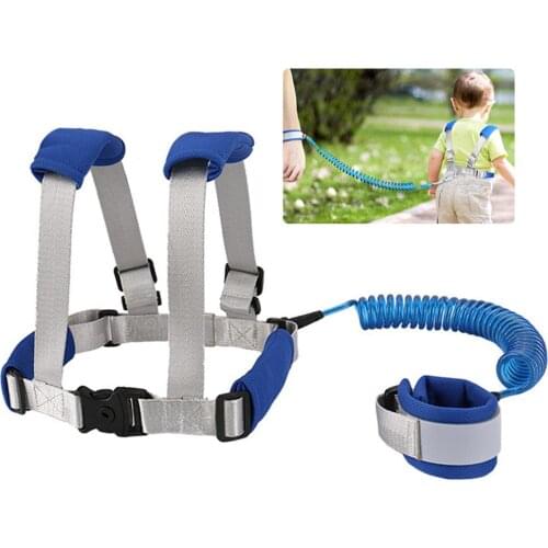 2 in 1 Anti Lost Children Safety Walking Leash Backpack Harness Wrist Cuff Link Safety Lock Outdoor Walking Hand Belt Anti-lost