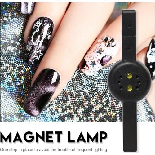 New Arrival 2 in1 3D Cat Eye Magnet Stick with Nail Dryer UV Gel Polish Magnet Phototherapy Light Curing Manicure Lamp Fast Dry