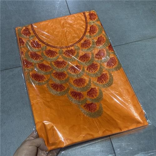 3+2 yard/lot Jacquard dress fabric bazin riche brode bazin brode collar Embroidery beads 2020 for men or women cloth 2L123101