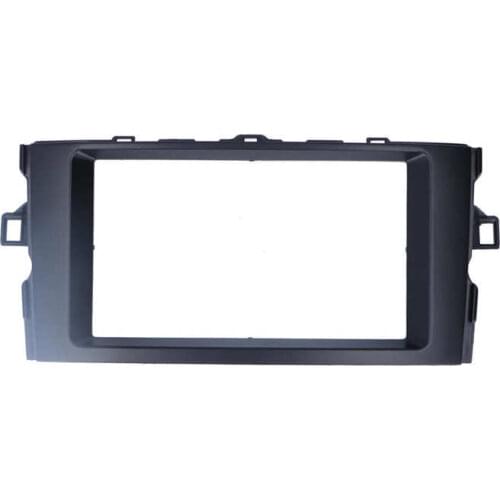 Car Audio audio panel 2Din Center Control DVD Fascia Stereo Radio Navigation Panel Audio Frame Fit for Auris 2006-2012 auto