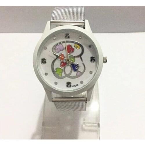 Women Watch Reloj Mujer Luxury Quartz Watch Kobiet Zegarka Top Brand Bear Fashion Ladies Stainless Steel Quartz Watch Montres