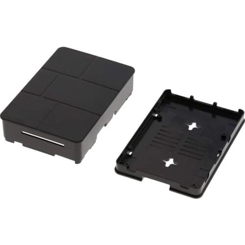 For Raspberry Pi 3 Case ABS Case Black Protective Case Cover Shell Enclosure Box for Raspberry Pi 3 Model B