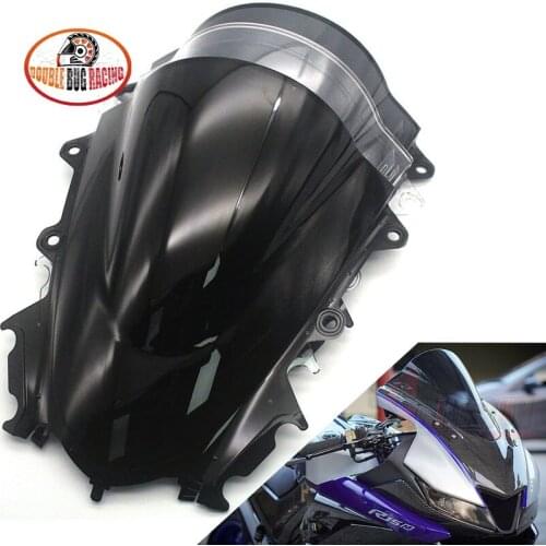 Motorcycle Sport Windshield WindScreen Deflector Visor Viser For YAMAHA YZF R15 V3.0 2017-2021 YZF-R15 V3 17'-21' Double Bubble